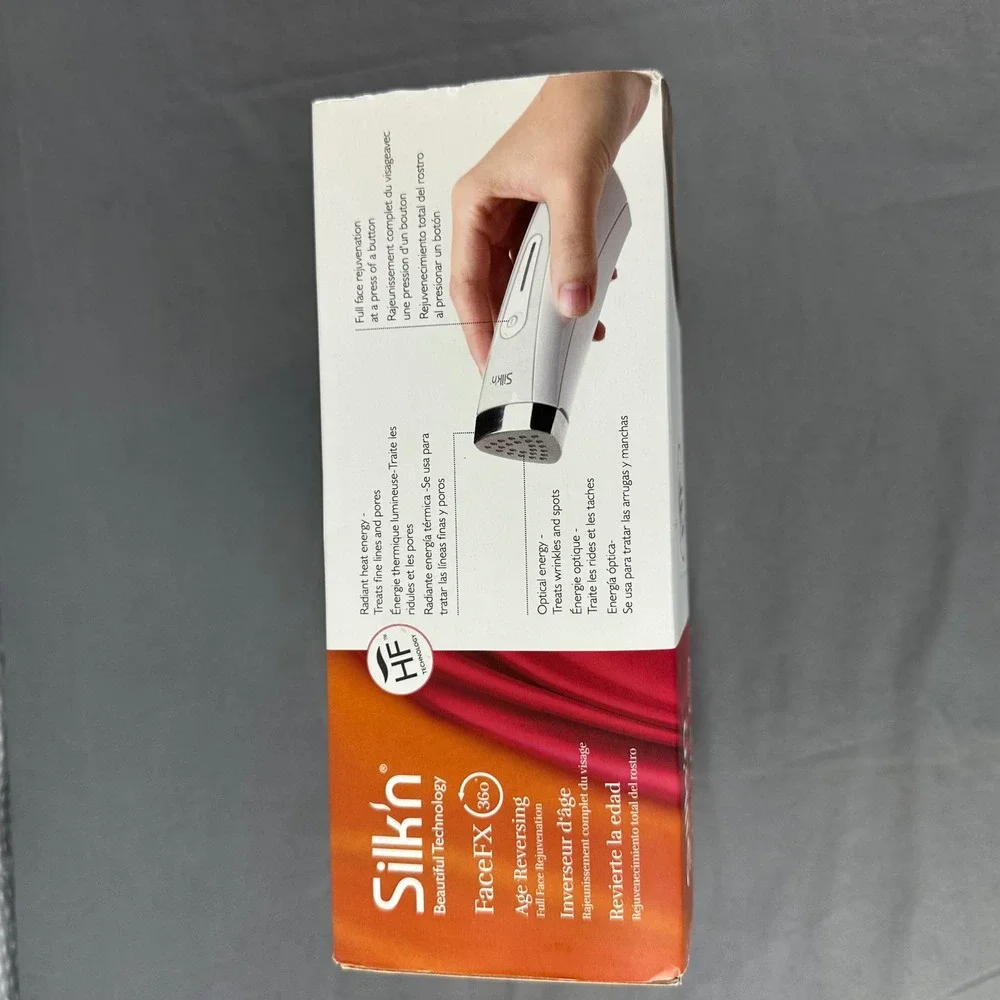 Silk'n FaceFX 360 Anti-Aging Skin Tightening Rejuvenation Device Complete w/ Box
